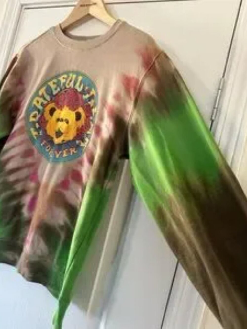 Grateful Dead Forever Tie Dye Bear Crewneck - Picture 4 of 8